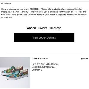 Brand new never worn vans